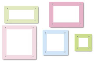 Heidi Grace Designs - Loving You Pocket Frames  (sold in 3's)